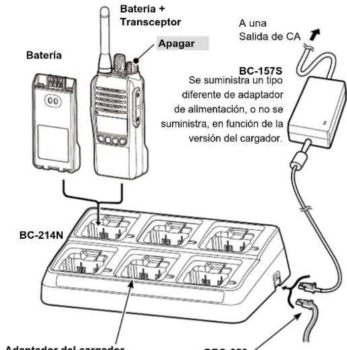 ICOM IC-F29SDR - ◇ Carga rápida con el BC-214N - 1