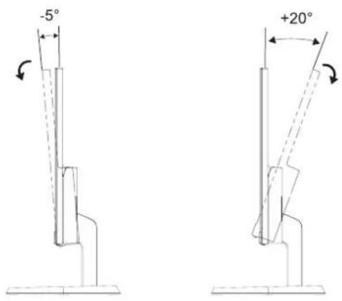 AG Neovo LW2203 - Réglage de l'inclinaison - 1