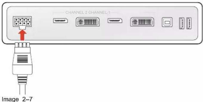 Barco Nio Gray 5.8MP MDNG-6221 - Pour raccorder les cables - 4