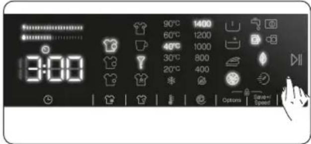 DE DIETRICH DWF484QJE - Start/Pause button - 1