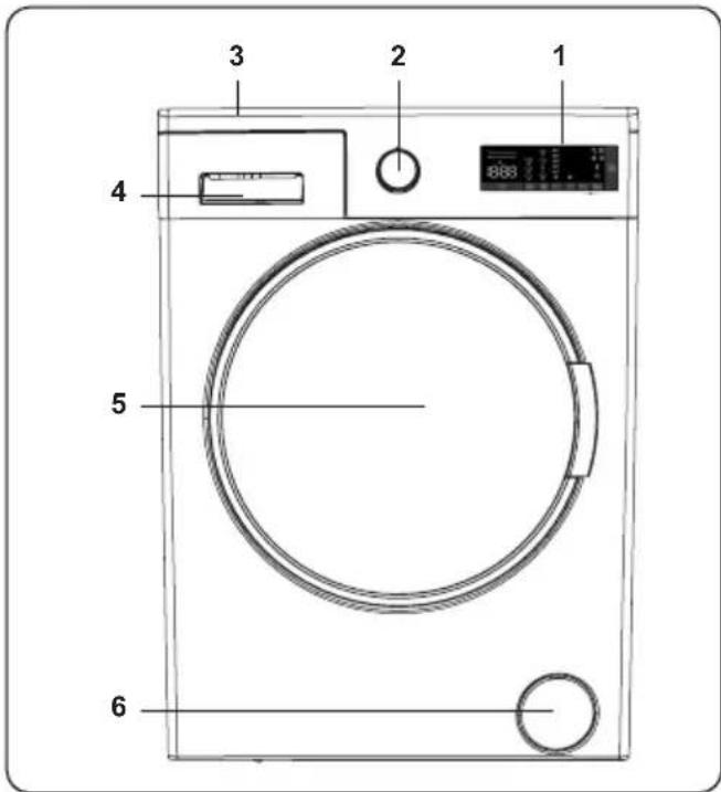DE DIETRICH DWF484QJE - Technische Daten - 2