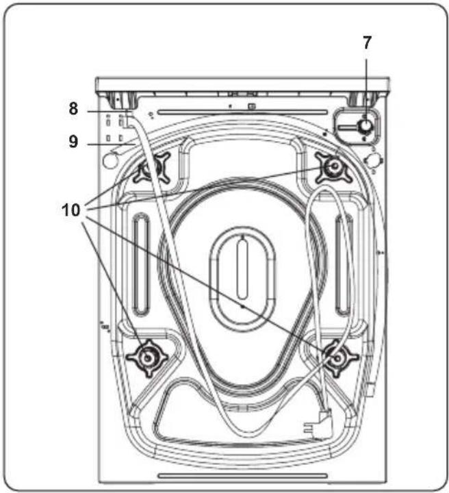DE DIETRICH DWF484QJE - Si prega di seguire le istruzioni del Manuale di installazione incorporata per utilizzare la macchina incorporata. - 2