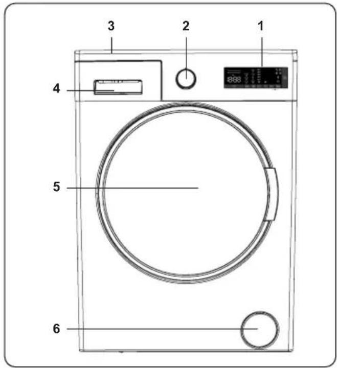 DE DIETRICH DWF484QJE - Si prega di seguire le istruzioni del Manuale di installazione incorporata per utilizzare la macchina incorporata. - 1