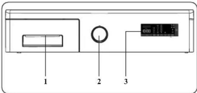 DE DIETRICH DWF484QJE - INFORMACIÓN GENERAL DEL PANEL DE MANDO - 1