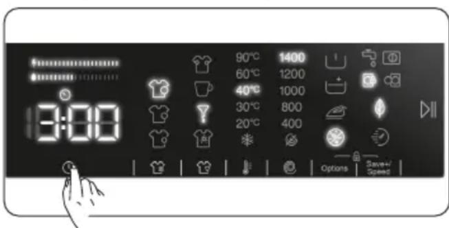 DE DIETRICH DWF484QJE - Delayed start auxiliary function - 1