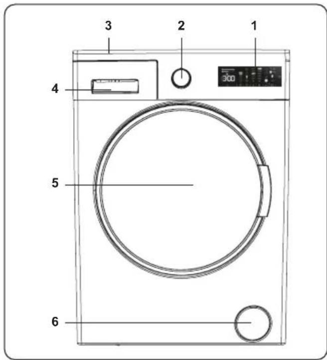 DE DIETRICH DWF484QJE - Please follow the Built-in Installation Manual instructions to use Built-in Machine. - 1