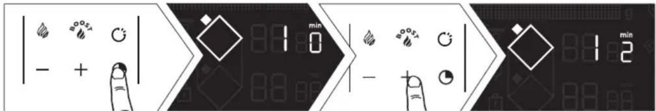DE DIETRICH DPI4932BP - INDSTILLING AF MINUTUR - 1