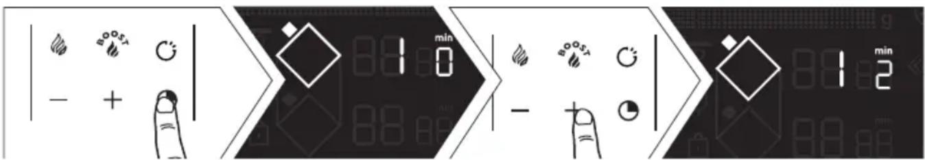 DE DIETRICH DPI4932BP - INSTELLING VAN DE TIMER - 1