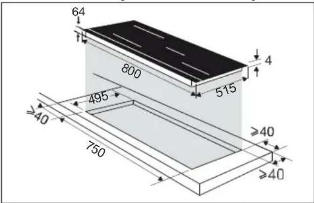 DE DIETRICH DPI4932BP - OMPACKNING - 2