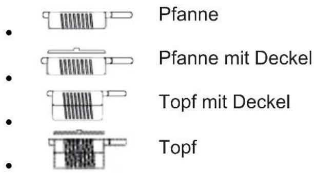 DE DIETRICH DPI4932BP - \* Empfehlung Utensilien - 1