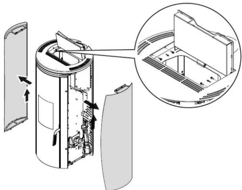 Palazzetti Ecofire Vivi 9 - Smontaggio fianchi - 1