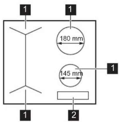 ELECTROLUX EIV63443CT - Эзірлеу бетінің орналасуы - 1