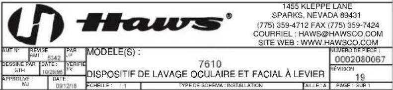 Haws 7610 - REMARQUES : Les instructions s'appliquent aux deux modèles, sauf mention contraire. - 3