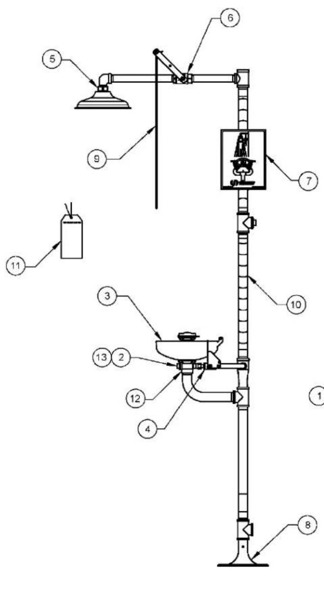 Haws 8320-8325 - MÉTHODE D'INSTALLATION - 1