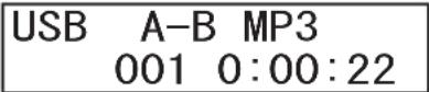 TASCAM MP-800U DAB - A-B repeat playback settings - 2