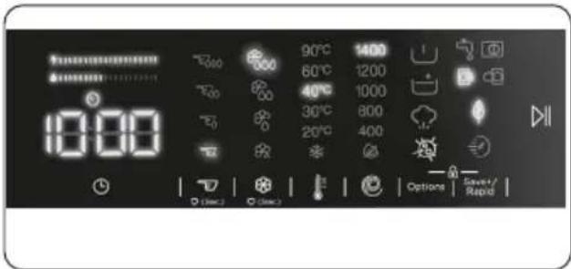 DE DIETRICH DWF394QWE - Zakończenie programu - 1