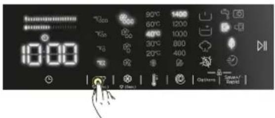 DE DIETRICH DWF394QWE - Si desea utilizar detergente líquido (autodosificación) para el ciclo de lavado, - 1