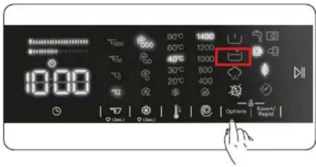 DE DIETRICH DWF394QWE - Βοηθητική λειτουργία Πρόσθετο ξέβγαλμα - 1