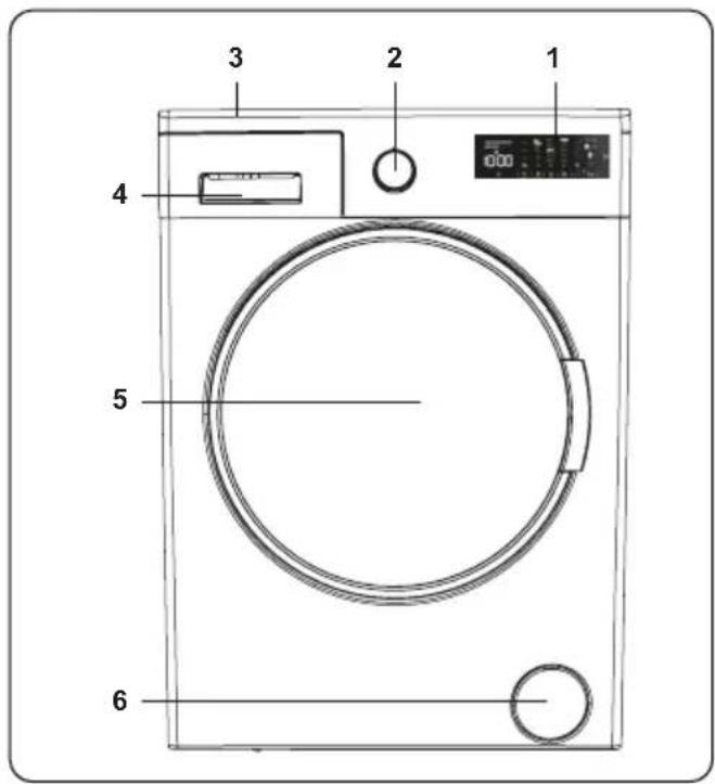 DE DIETRICH DWF394QWE - SPECIFICHE TECNICHE - 1