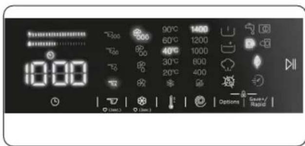 DE DIETRICH DWF394QWE - Programslutt - 1