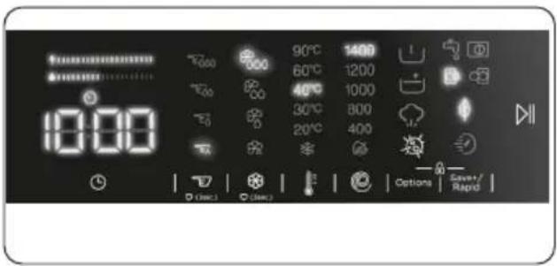 DE DIETRICH DWF394QWE - Programmet er slut - 1