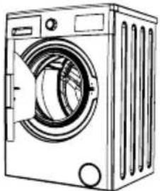 DE DIETRICH DWF394QWE - Plaatsen van wasgoed in de machine - 1