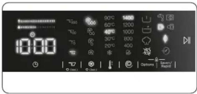 DE DIETRICH DWF394QWE - Programma-einde - 1
