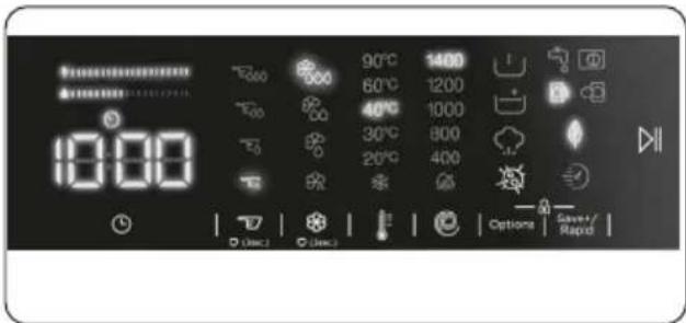DE DIETRICH DWF394QWE - Programmende - 1