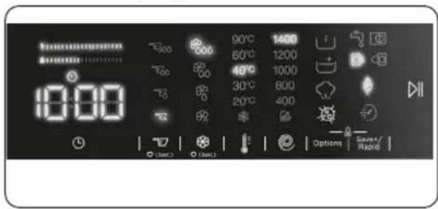 DE DIETRICH DWF394QWE - Konec programu - 1