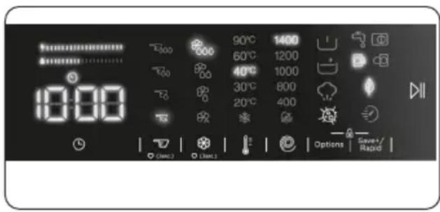 DE DIETRICH DWF394QWE - Programslut - 1
