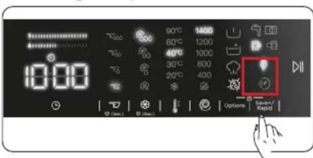 DE DIETRICH DWF394QWE - Función auxiliar de lavado ecológico/rápido - 1