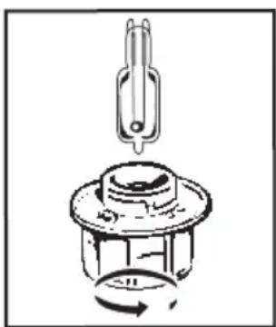 DE DIETRICH DOP4756W - BYTA UGNSLAMPA - 2