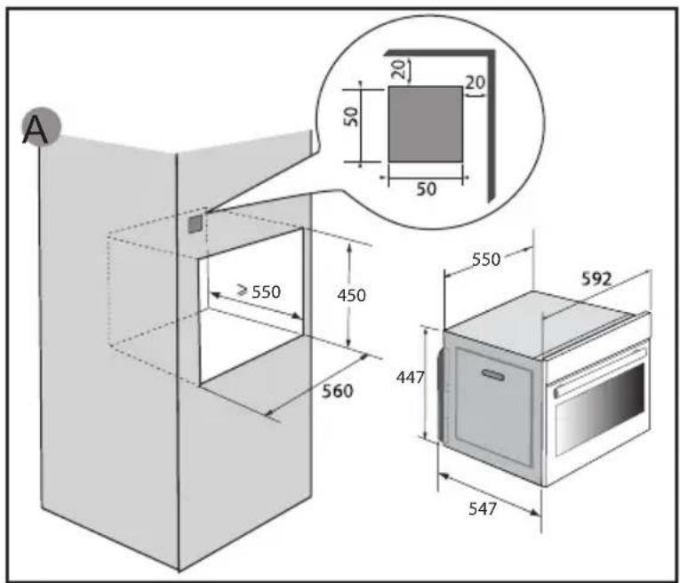 DE DIETRICH DKC4536H - WAHL DES AUFSTELLUNGSORTS UND EINBAU - 1