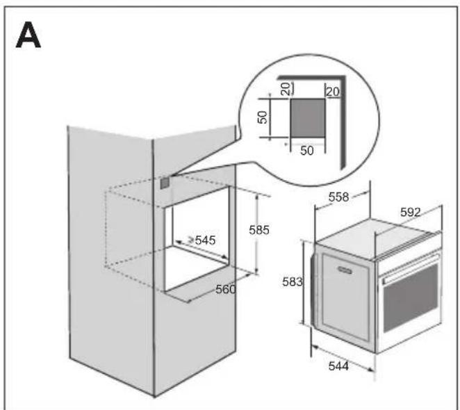 DE DIETRICH DOP4756MB - CHOICE OF LOCATION AND FITTING - 1