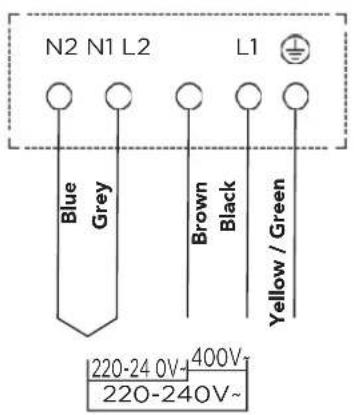 Glem Gas GTI642BSL - CONNECTING THE HOB TO THE MAINS POWER SUPPLY - 2