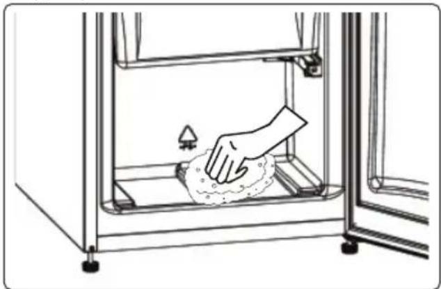 Glem Gas GRF170WH - Processo di sbrinamento del freezer - 1