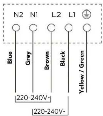 Glem Gas GTI630ESL - CONNECTING THE HOB TO THE MAINS POWER SUPPLY - 3