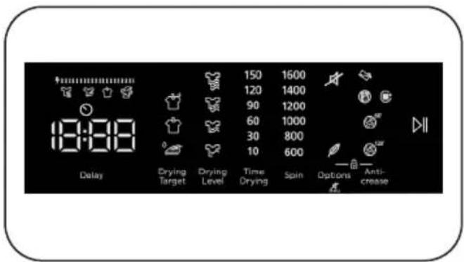 DE DIETRICH DDF394HWE - Indicatori luminosi: - 1