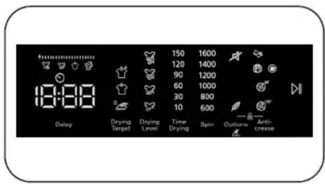 DE DIETRICH DDF394HWE - Indicateur électronique et fonctions supplémentaires - 1