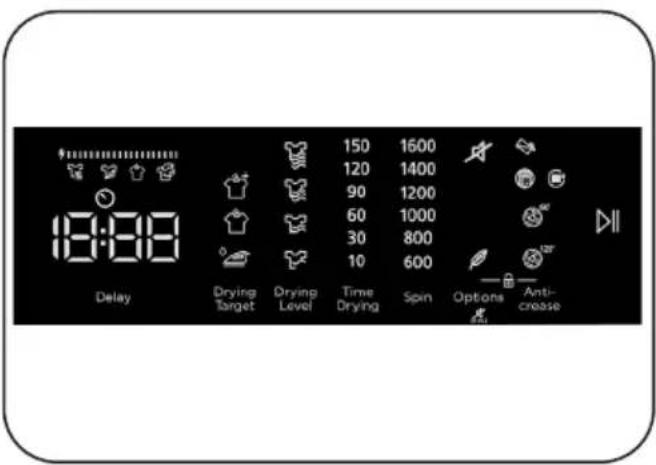 DE DIETRICH DDF394HWE - Elektronický indikátor a další funkce - 1