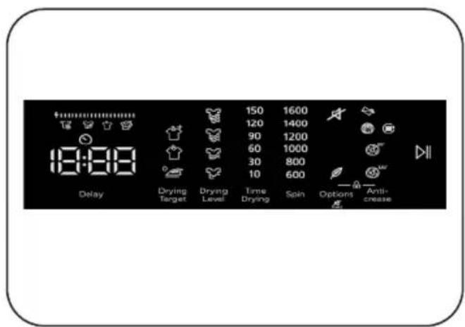 DE DIETRICH DDF394HWE - Elektronische indicator en extra functies - 1
