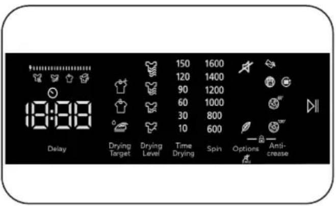 DE DIETRICH DDF394HWE - Indicador eletrónico e funções adicionais - 1