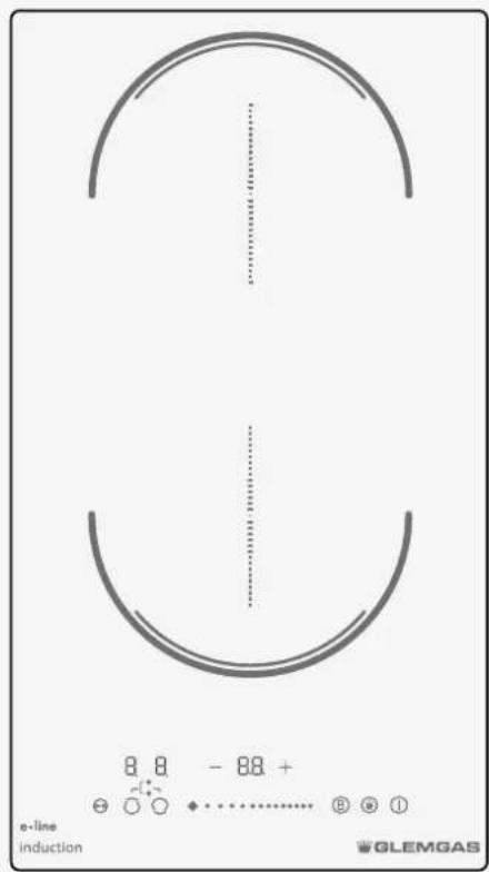 Glem Gas GTI321BS - INDUCTION HOB USER MANUAL - 1