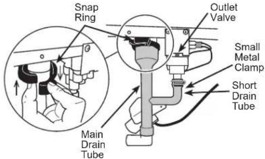 Café UCC15NPRII - REMOVE DRAIN TUBING - 1