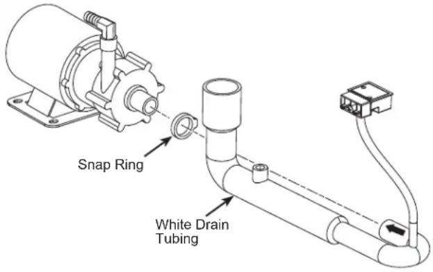 Café UCC15NPRII - INSTALL NEW DRAIN TUBING - 1