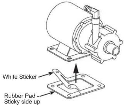 Café UCC15NPRII - INSTALL RUBBER PAD TO NEW PUMP - 1