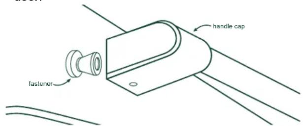 Café UCC15NPRII - HANDLE REVERSING INSTRUCTIONS - 2