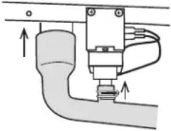 Café UCC15NPRII - CONNECT DRAIN PUMP TO ICE MACHINE - 2