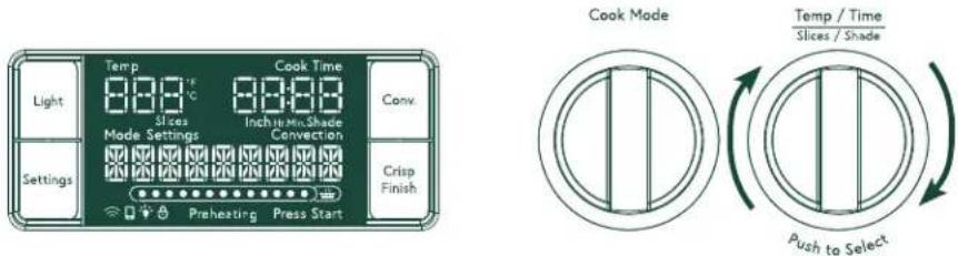 Café Couture C9OAAAS3RD3 - Adjusting Cooking Mode Settings - 1