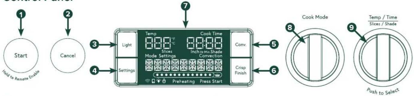 Café Couture C9OAAAS3RD3 - Controls - 1